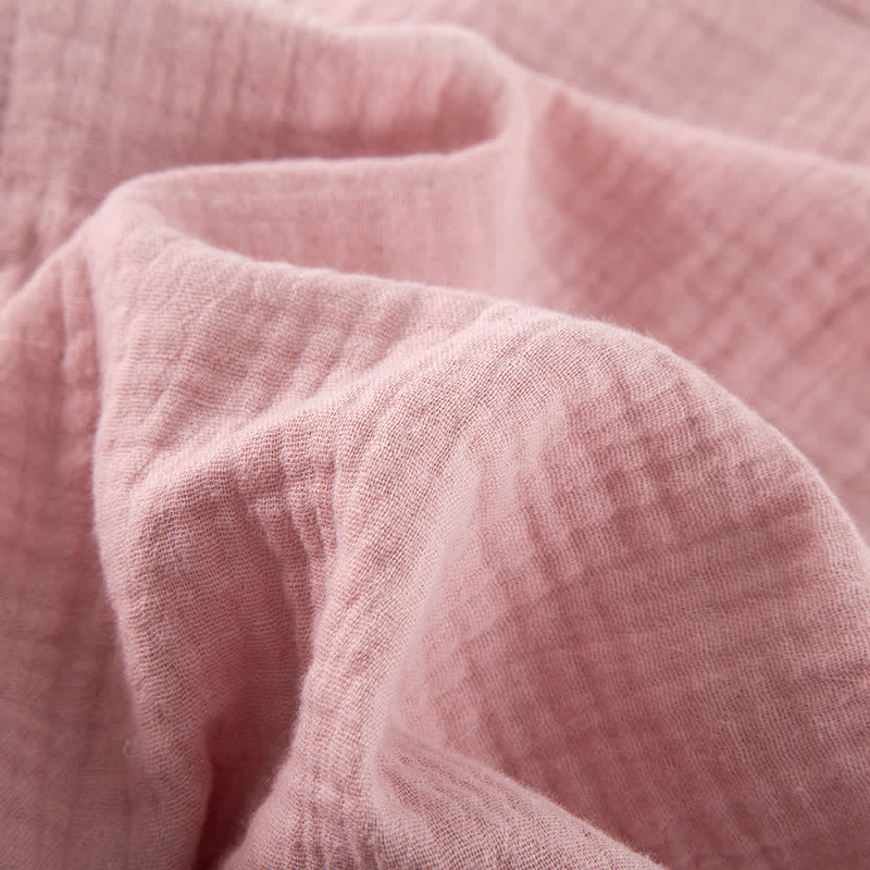 Solid Color Lapel Home Sleep Bathrobe - image 5