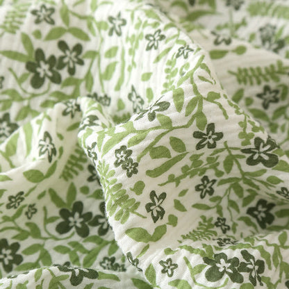 Pastoral Style Floral Cotton Loungewear Set - image 3