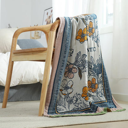 Ownkoti Flower Mixed Color Reversible Bath Towel - image 15