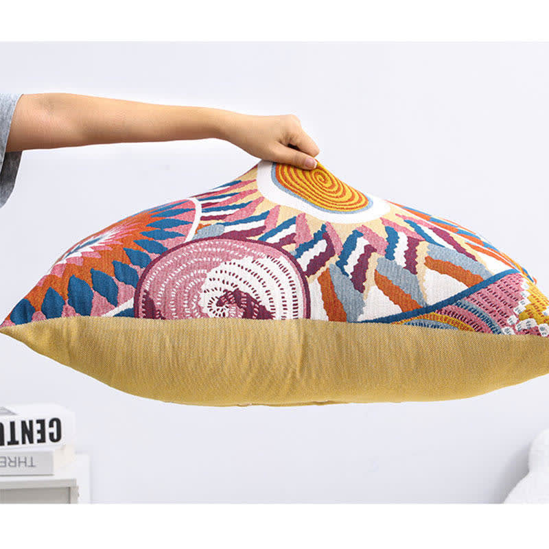 Ownkoti Nordic Sun Print Button Cotton Pillowcases (2PCS) - image 6