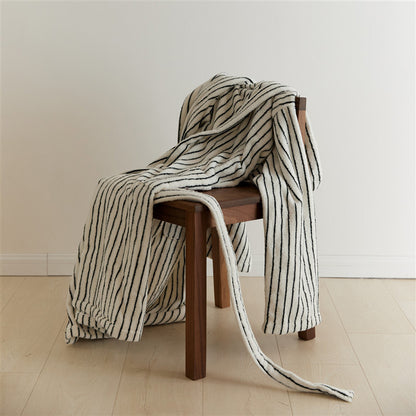 Cotton Hooded Bathrobe with Pockets - image 6