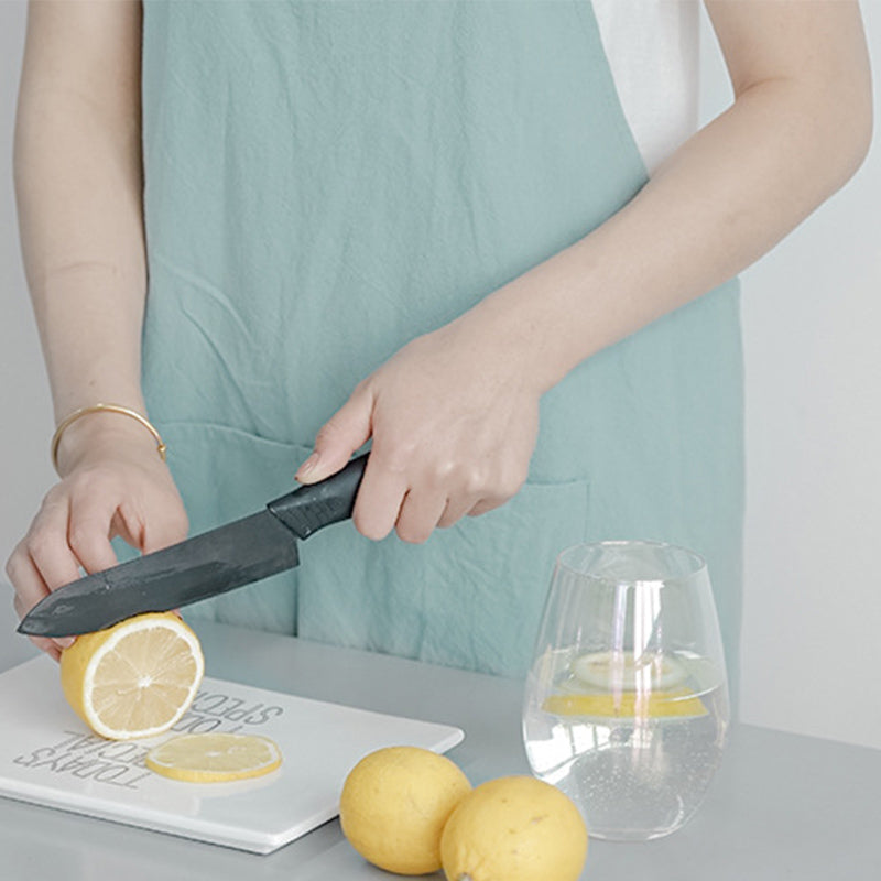 Simple Cotton Pure Color Cross-back Apron - image 15