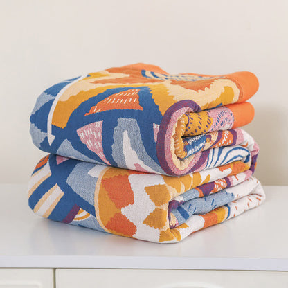 Ownkoti Nordic Throw Blanket Cotton Reversible Quilt - image 12