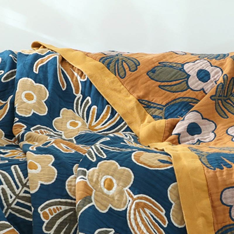 Yellow Flower Sofa Blanket Sofa Cover - image 8