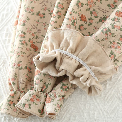 Vintage Rose Garden Cotton Loungewear Set - image 14