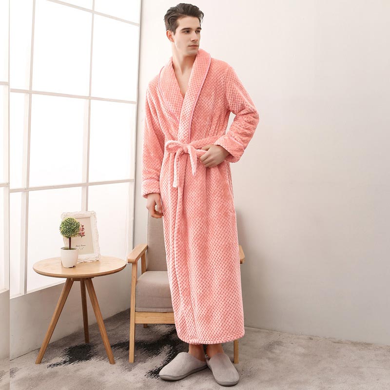 Ownkoti Puffy Fleece Pajama Long Bathrobe - image 19