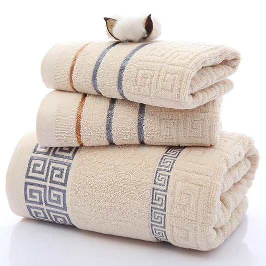 Ownkoti Soft Bath Towel Spa Towel Set - Khaki - image 0