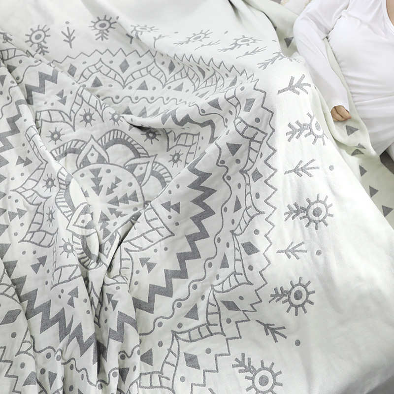 Ownkoti Chic Mandala Reversible Flower Cotton Quilt - image 6