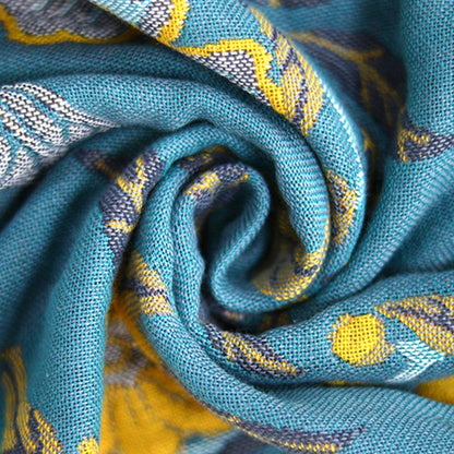 Bright Color Hibiscus Reversible Bath Towel - image 12