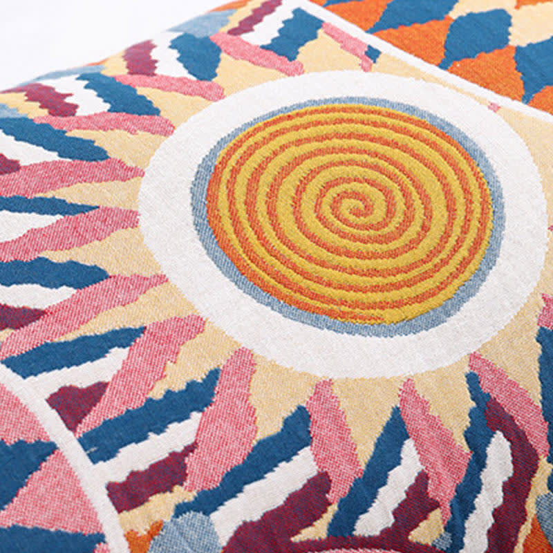 Ownkoti Nordic Sun Print Button Cotton Pillowcases (2PCS) - image 8