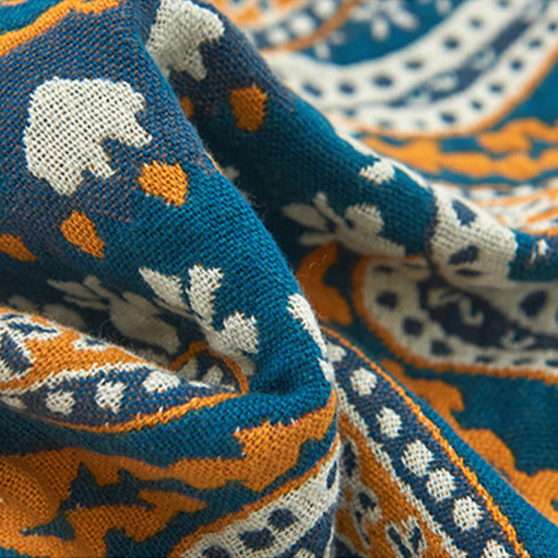 Ownkoti Bohemian Cotton Flower Pillow Towel (2PCS) - image 5