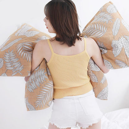 Ownkoti Leaf Print Pure Cotton Pillow Towel (2PCS) - image 6