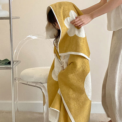 Flower Breathable Cotton Soft Towel - image 3