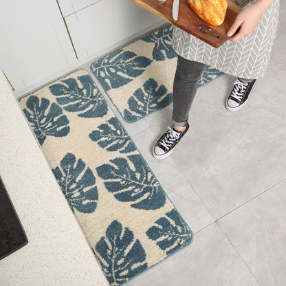 Ownkoti Leaves Print Anti-Slip Bathroom Rug - image 7