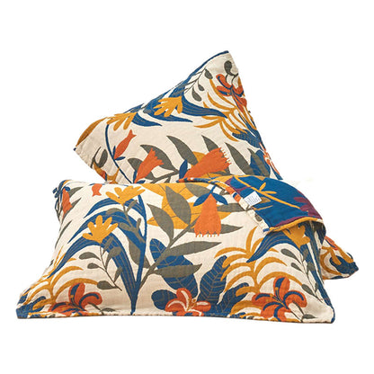Ownkoti Soft Flower Printed Cotton Pillow Towel (2PCS) - image 12