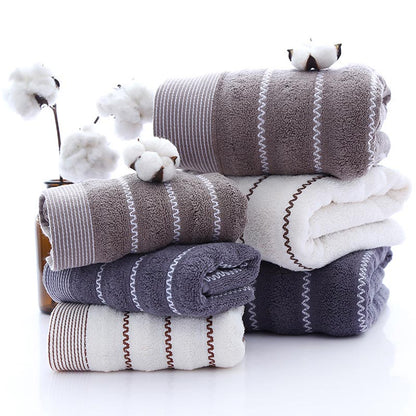 Ownkoti Striped Bath Towel Bathroom Towel Set - image 10