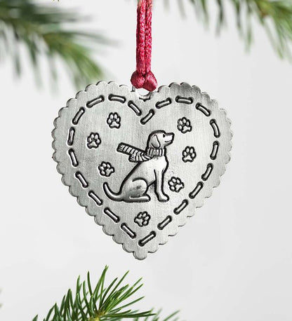 Home Decor Christmas Tree Ornament - Heart Dog - image 9