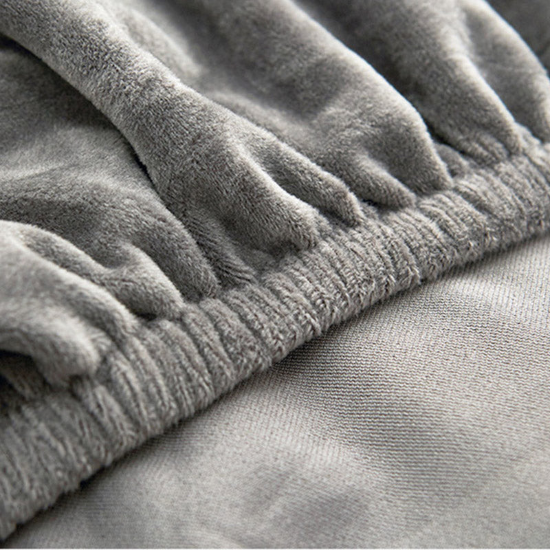 Ownkoti Suede Pure Color Elastic Sofa Cover - image 6