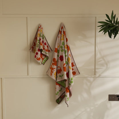 Animal & Flower Cotton Soft Bath Towel - image 11