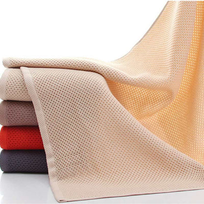 Ownkoti Simple Cotton Towel Honeycomb Weave Square Towel Set (3-Pack) - image 4