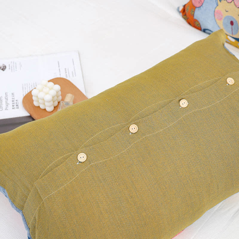 Ownkoti Cute Cats Pure Cotton Button Pillowcases (2PCS) - image 6