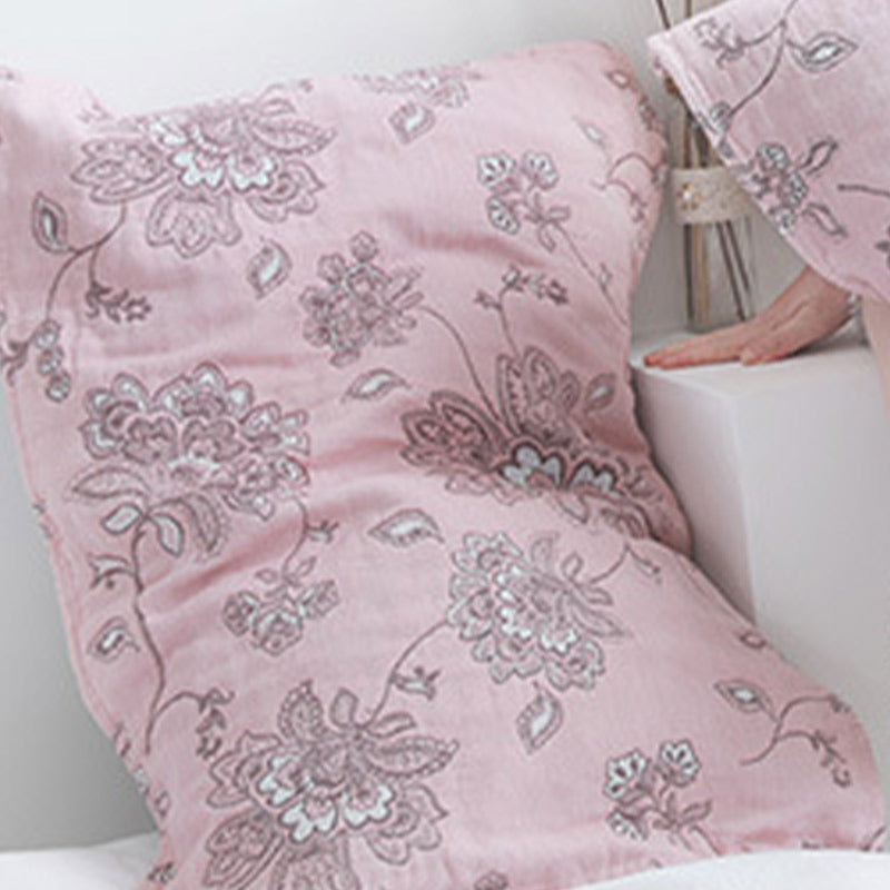 Boho Flower Cotton Double-Side Pillow Towel (2PCS) - image 6