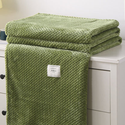 Modern Lightweight Soft Throw Blanket - Avocado Green - Queen - image 14