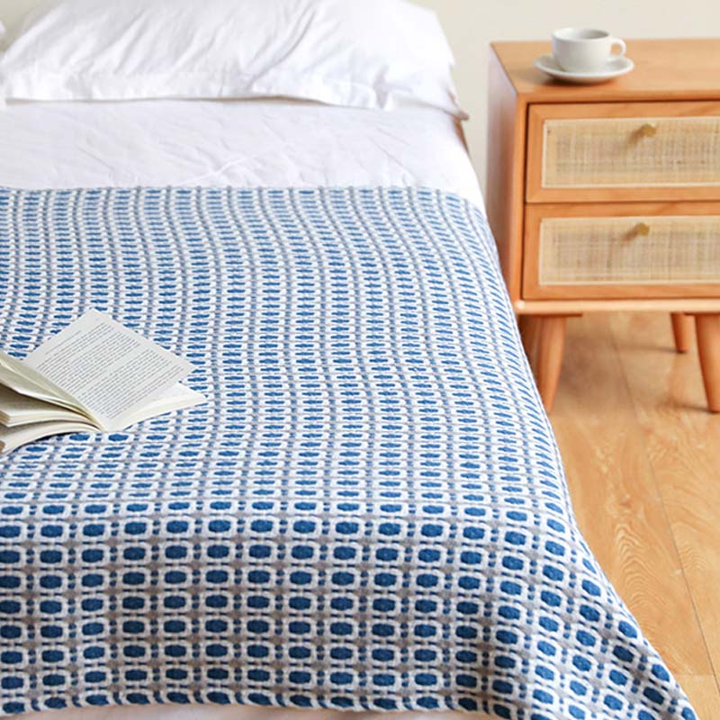 Ownkoti Knitted Sofa Blanket Couch Blanket With Tassels - image 16