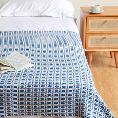 Ownkoti Knitted Sofa Blanket Couch Blanket With Tassels - image 16