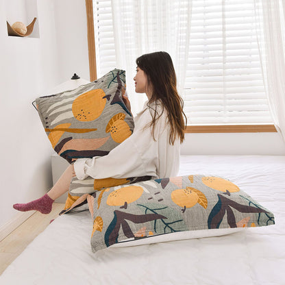 Ownkoti Boho Cotton Fruit Print Pillow Towel Bed Decor (2PCS) - image 3