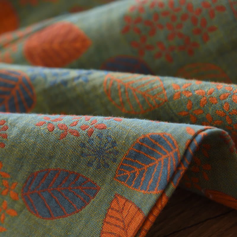 Leaf Green Cotton Gauze Loungewear Set - image 10