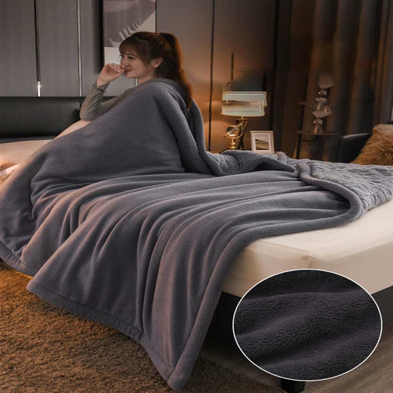 Luxurious Thick Warm Fleece Throw Blanket - image 5