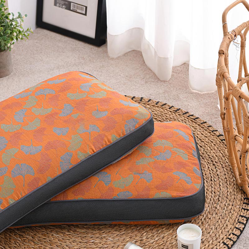 Buckwheat Pillow Ginkgo Leaf Cotton Pillowcase - image 7