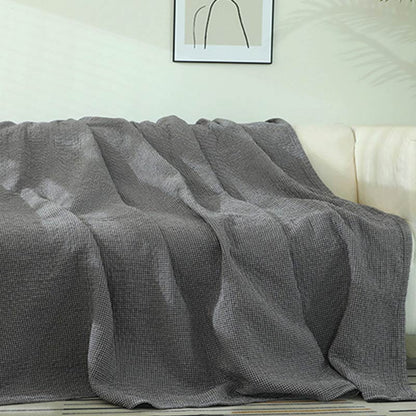 Ownkoti Plaid Sofa Blanket Gauze Sofa Cover - image 7