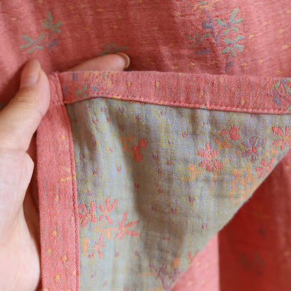 Floral Cotton Comfy Loose Bathrobe Pajama - image 7