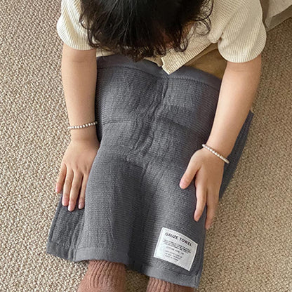 Solid Color Breathable Gauze Towel - image 11