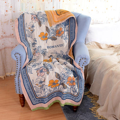 Ownkoti Flower Mixed Color Reversible Bath Towel - image 16