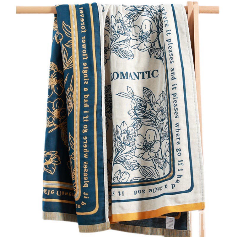 Ownkoti Flower Mixed Color Reversible Bath Towel - image 5