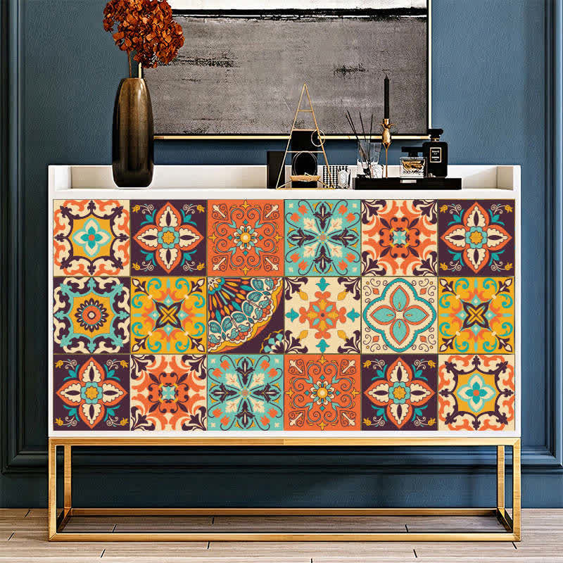 Ownkoti Mixed Abstract Pattern Wallpaper Wall Sticker (10PCS) - image 2