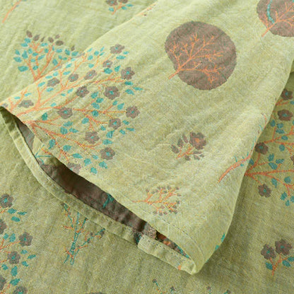 Leaf Tree Jacquard Cotton Loungewear Set - image 10