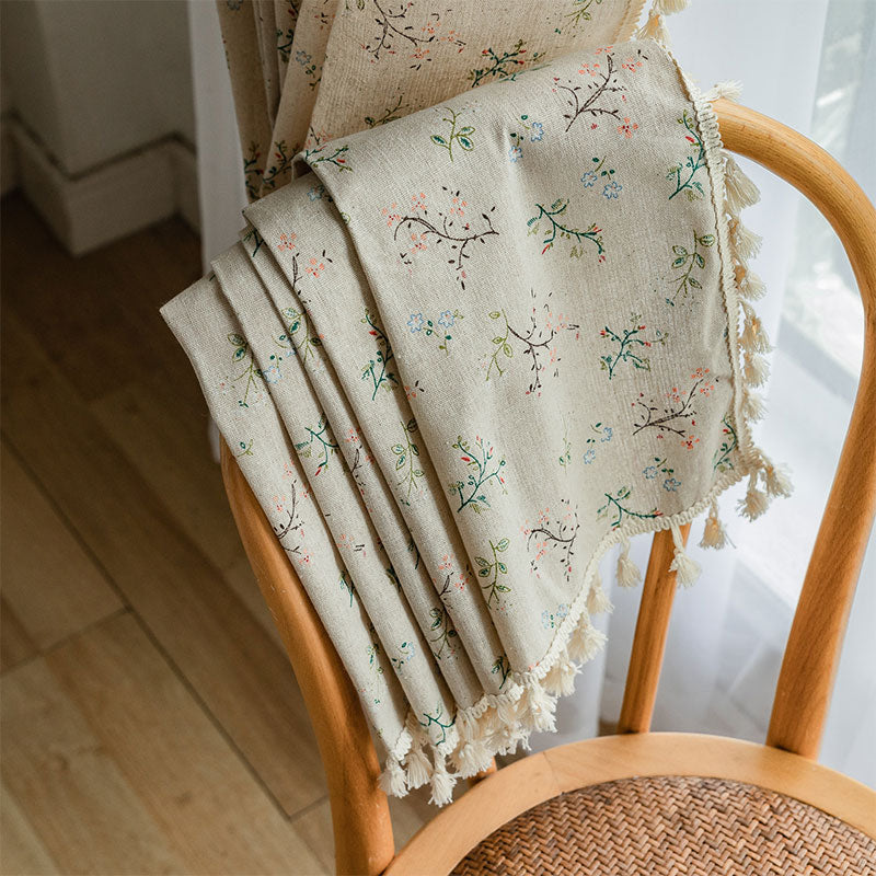 Countryside Style Floral Light Filtering Curtain - image 7