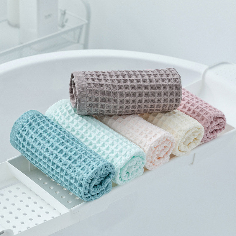 Ownkoti Simple Cotton Waffle Weave Towel (3PCS) - image 2