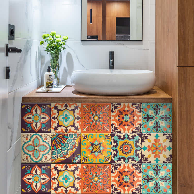 Ownkoti Mixed Abstract Pattern Wallpaper Wall Sticker (10PCS) - image 6