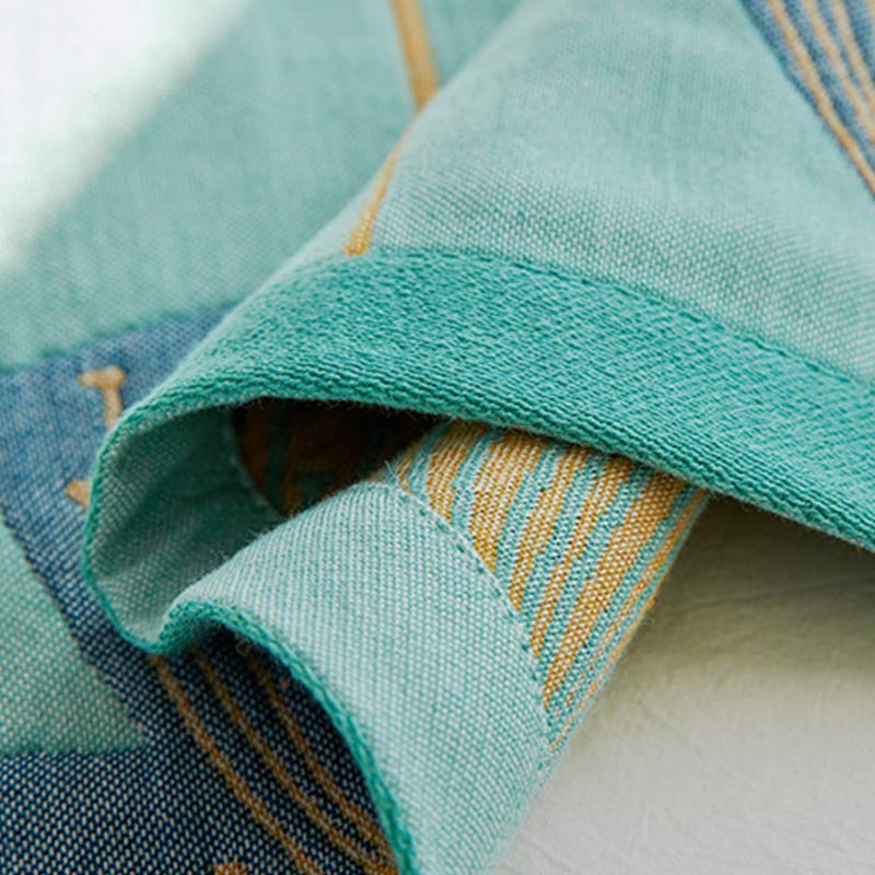 Dandelion Print Cotton Gauze Pillow Towel (2PCS) - image 2