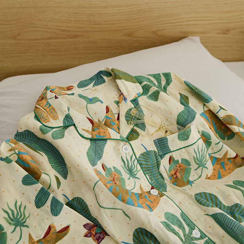 Cute Tiger Plant Loungewear Set - image 4