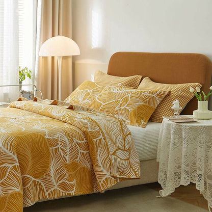 Plantain Leaf Three Layers Breathable Quilt - image 4