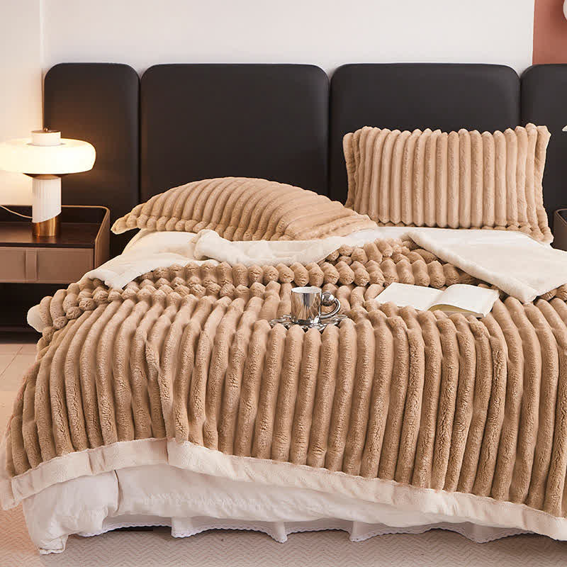 Solid Color Soft Lightweight Throw Blanket - Coffee - Queen - image 7