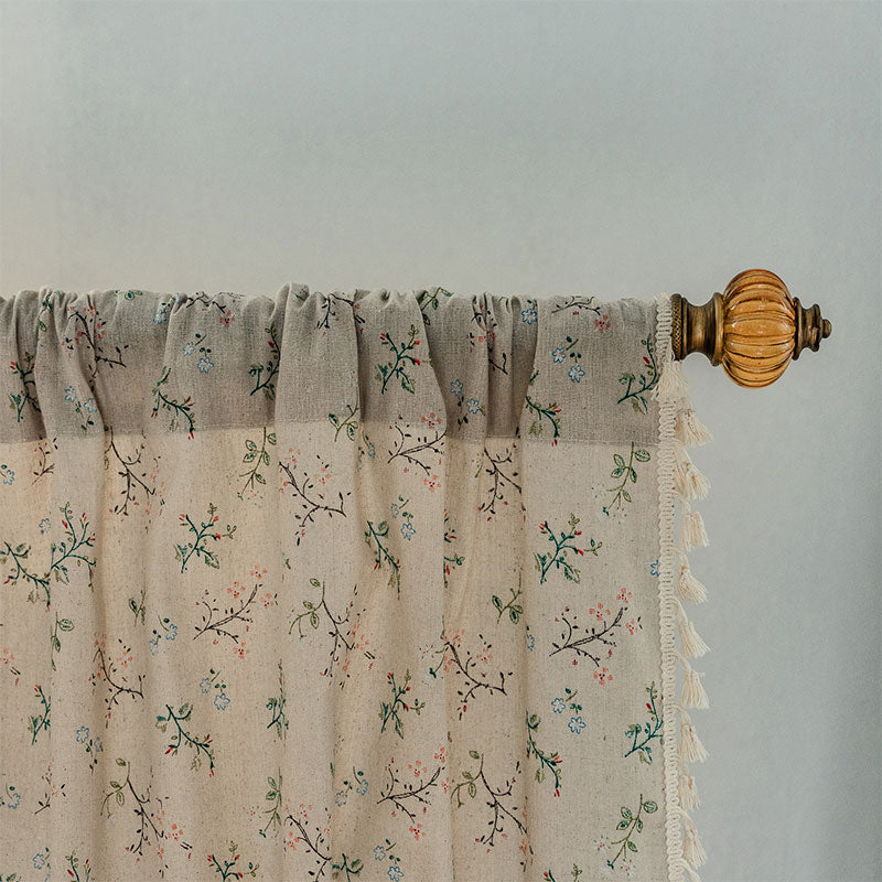 Countryside Style Floral Light Filtering Curtain - image 8