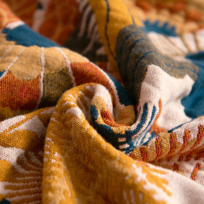 Ownkoti Boho Cotton Bird Reversible Pillow Towel (2PCS) - image 4