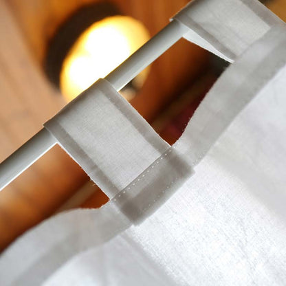 White Cotton Cabinet Curtain Short Curtain - image 3